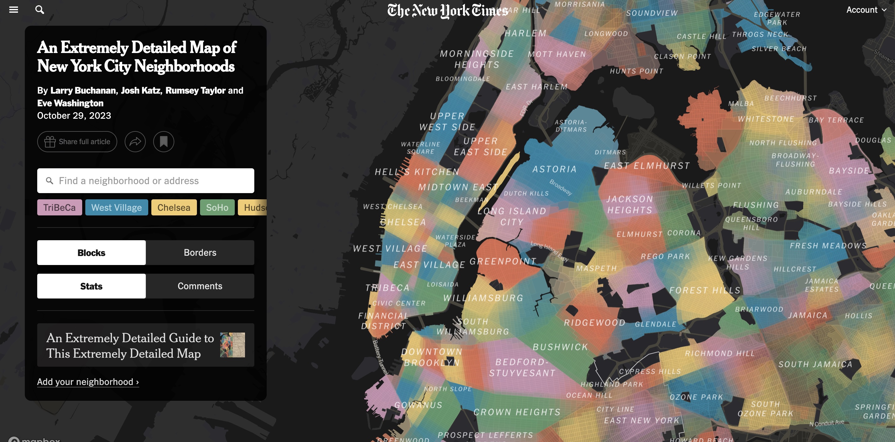 NYC Neighborhood Map